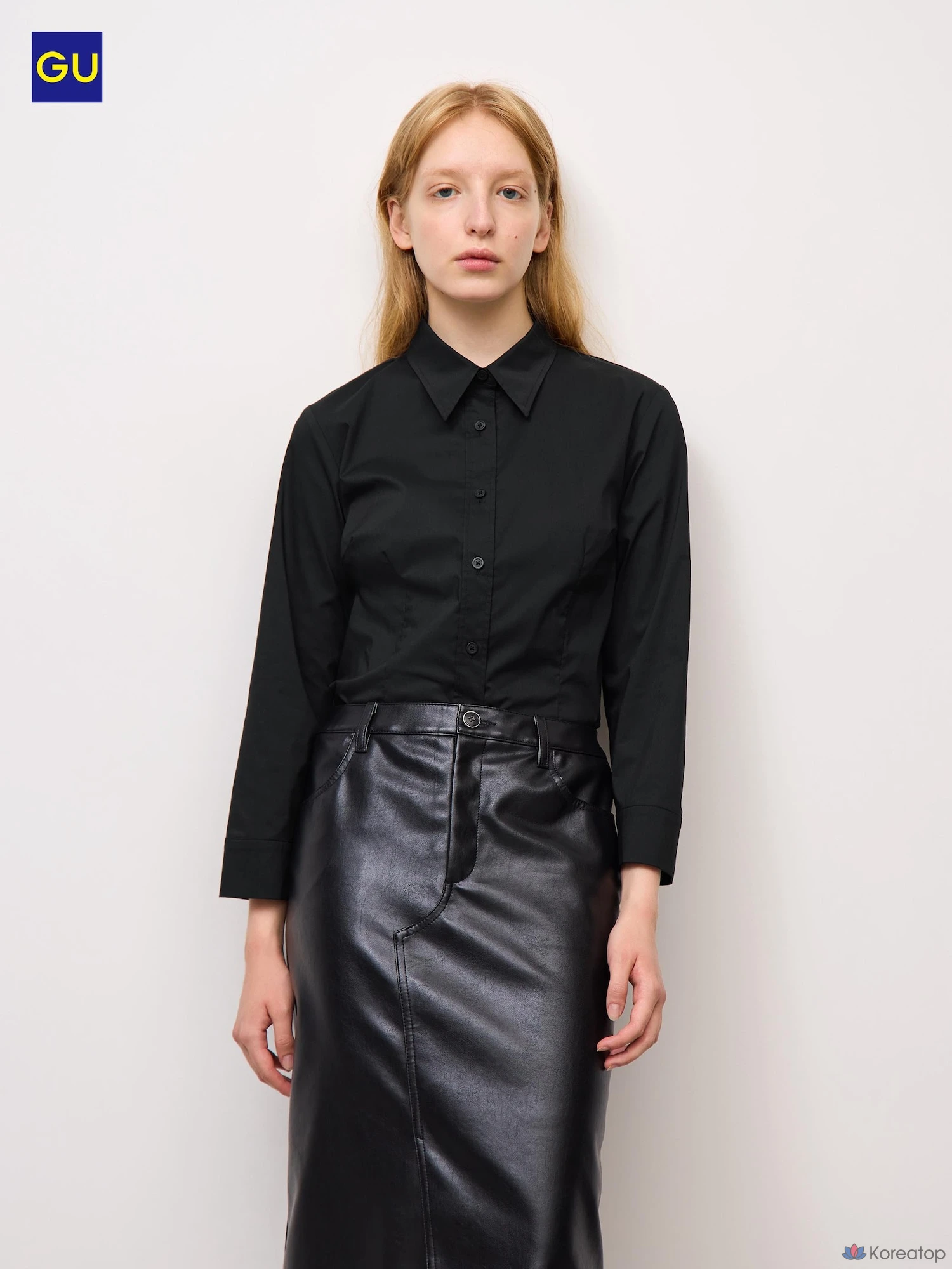 Рубашка Uniqlo Baby Shirt 7/8 Sleeve