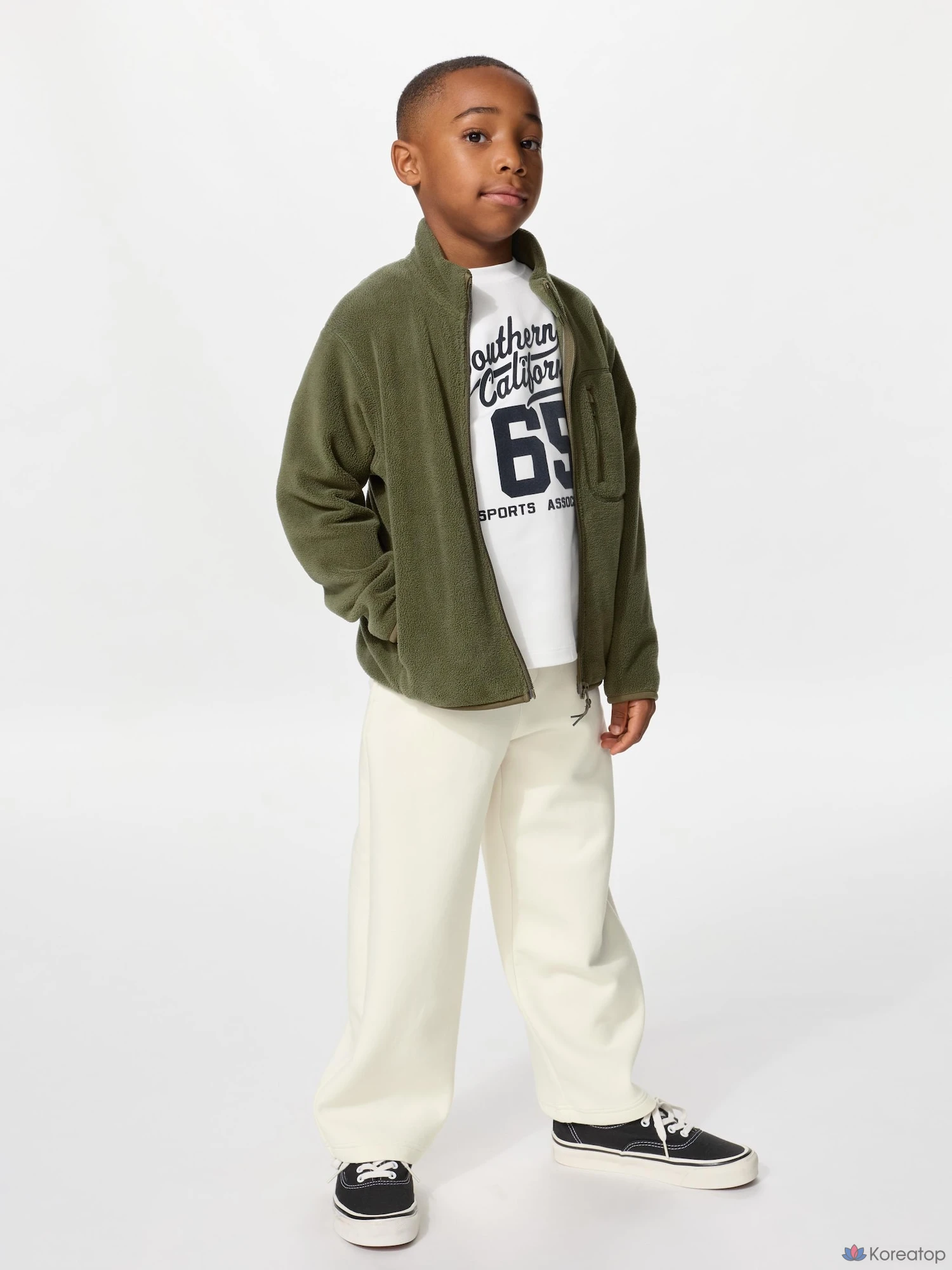 Брюки детские Uniqlo Dry Sweat Wide Pants