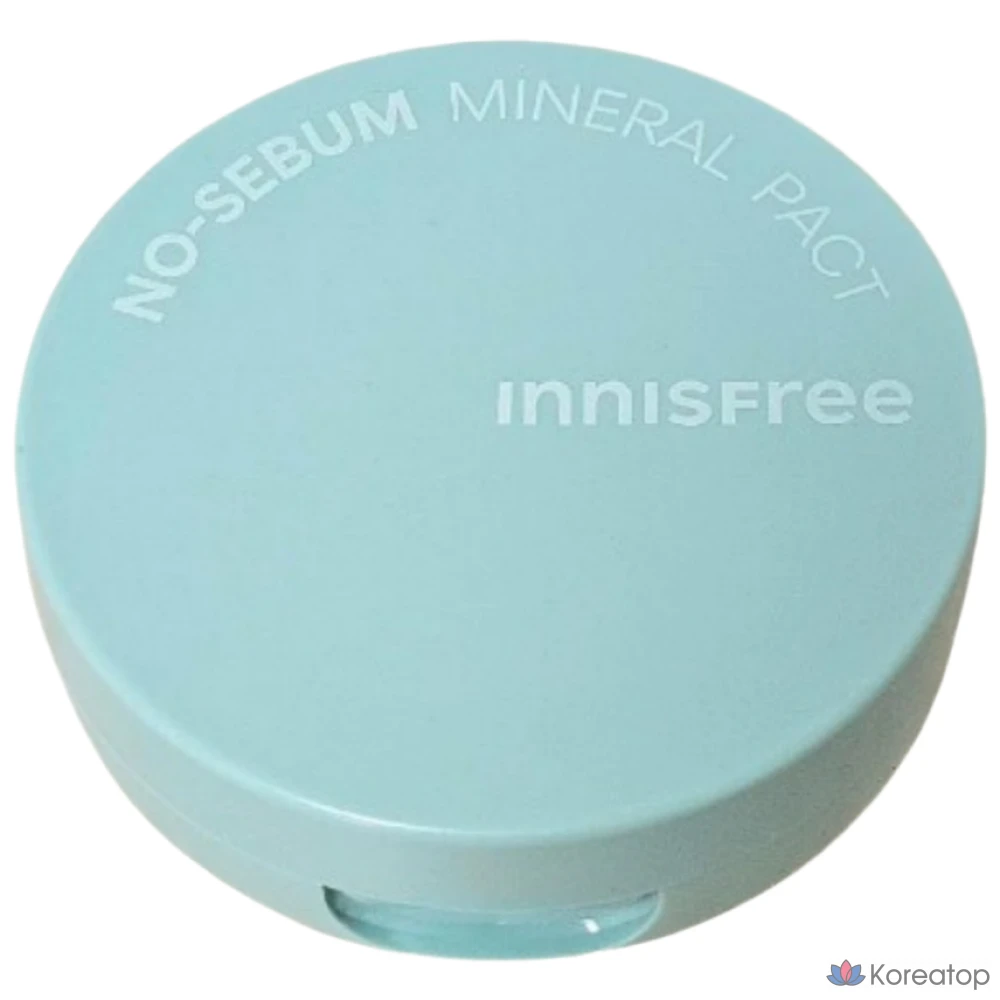 Минеральная пудра Innisfree No-Sebum Pact, длительного действия для удаления излишков кожного сала, 8,5 г, 1 шт.
