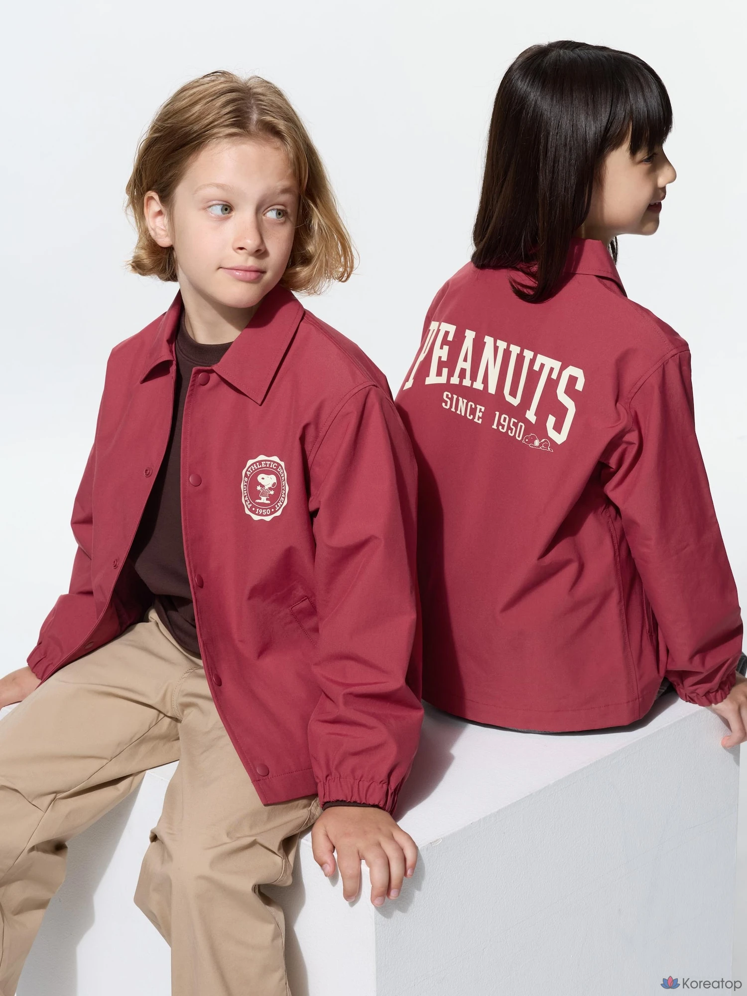 Куртка детская Uniqlo PEANUTS Coach Jacket