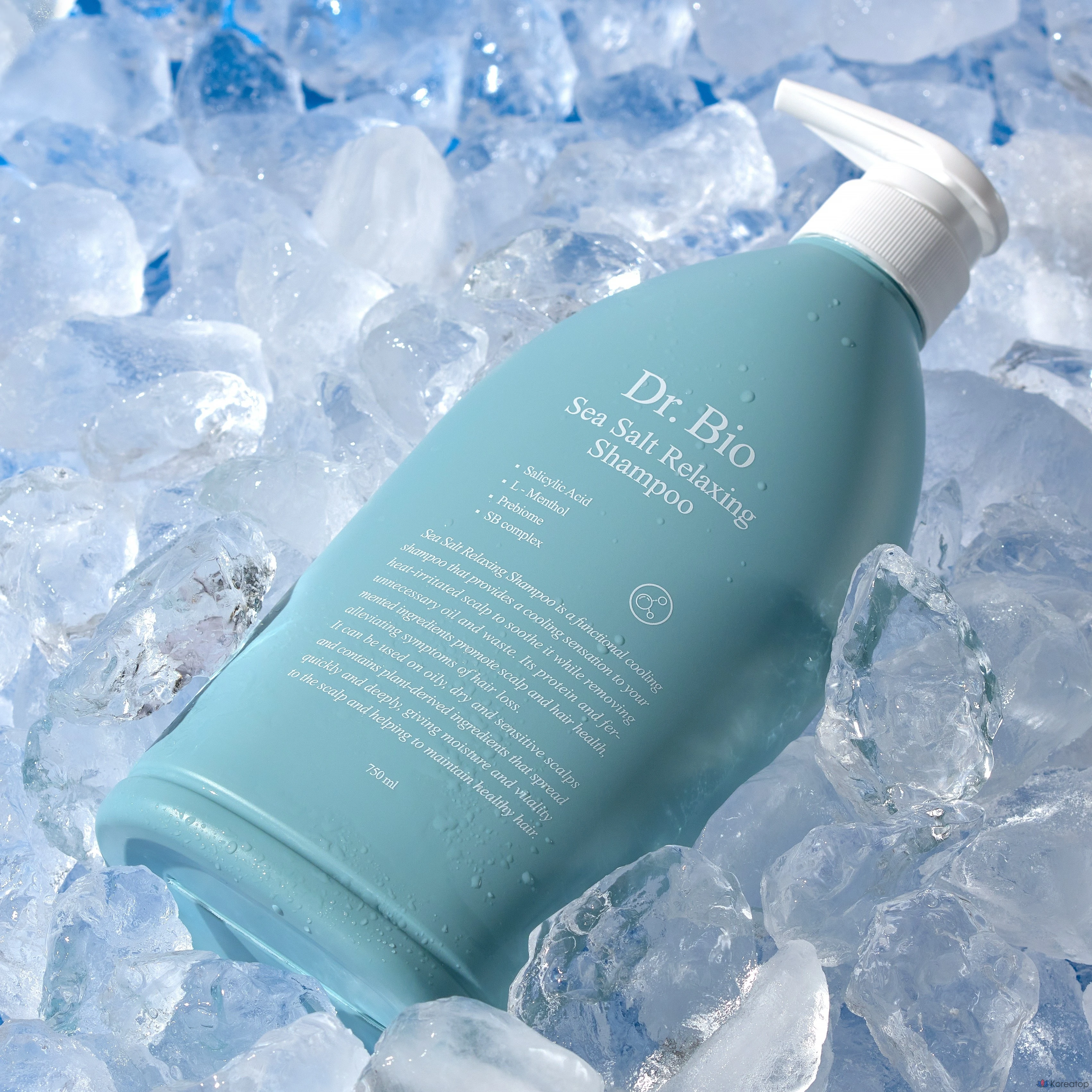 Шампунь Dr. Bio с морской солью для расслабления и борьбы с выпадением волос, 750 мл, 1 шт.