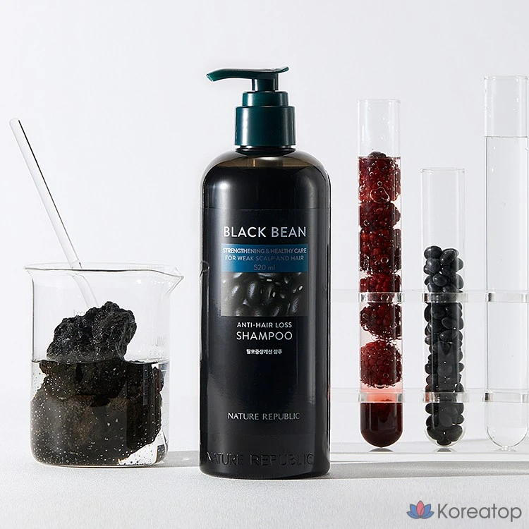 Шампунь Nature Republic Black Bean против выпадения волос, 1000 мл, 1 л, 1 шт., фото 9