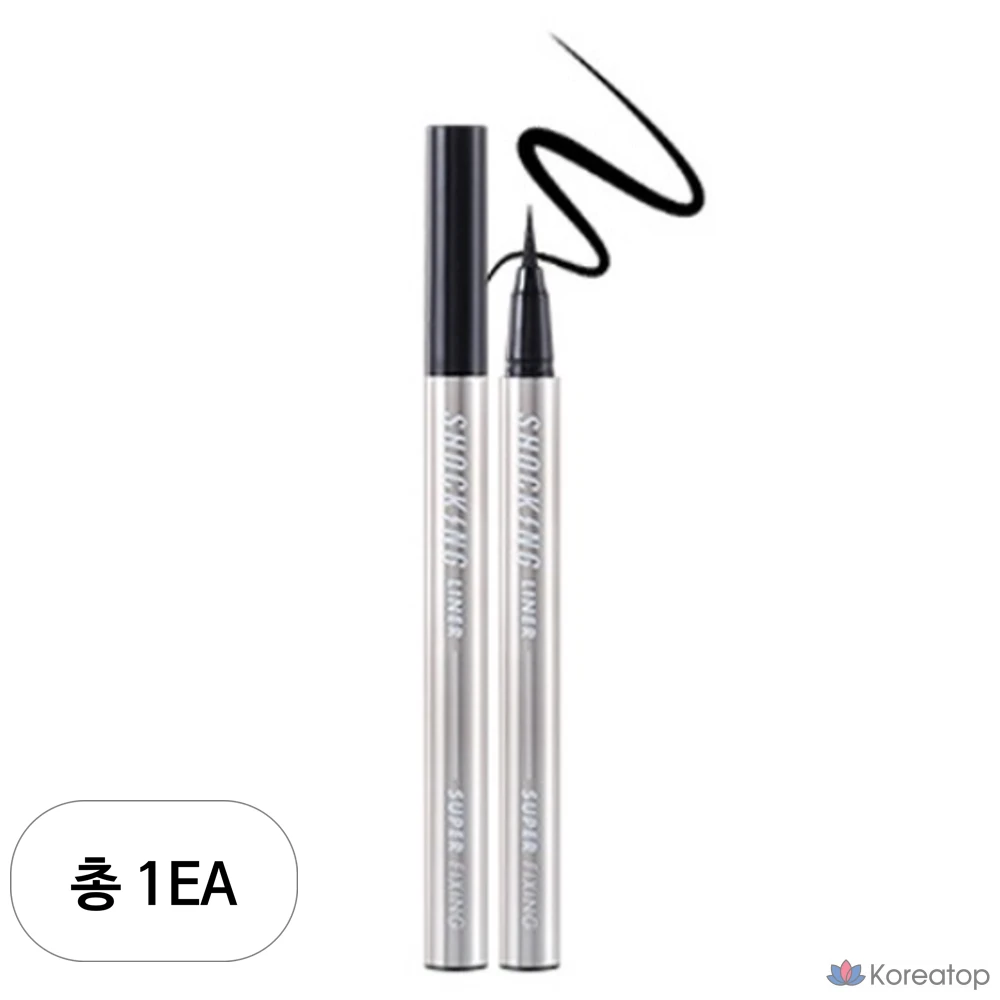 Подводка для глаз Tony Moly The Shocking Vegan Liner Super Fixing, 01 Shocking Black, 1 шт.