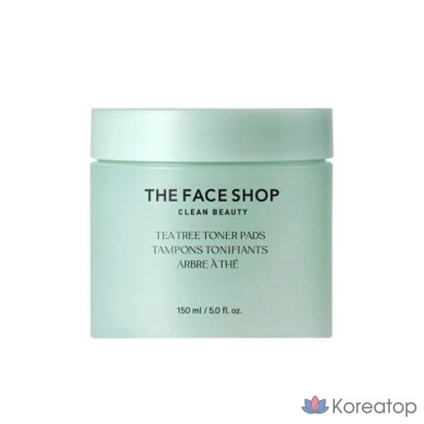 Тонизирующие подушечки для ухода за кожей с маслом чайного дерева, 70 листов, 1 шт., 150 мл.