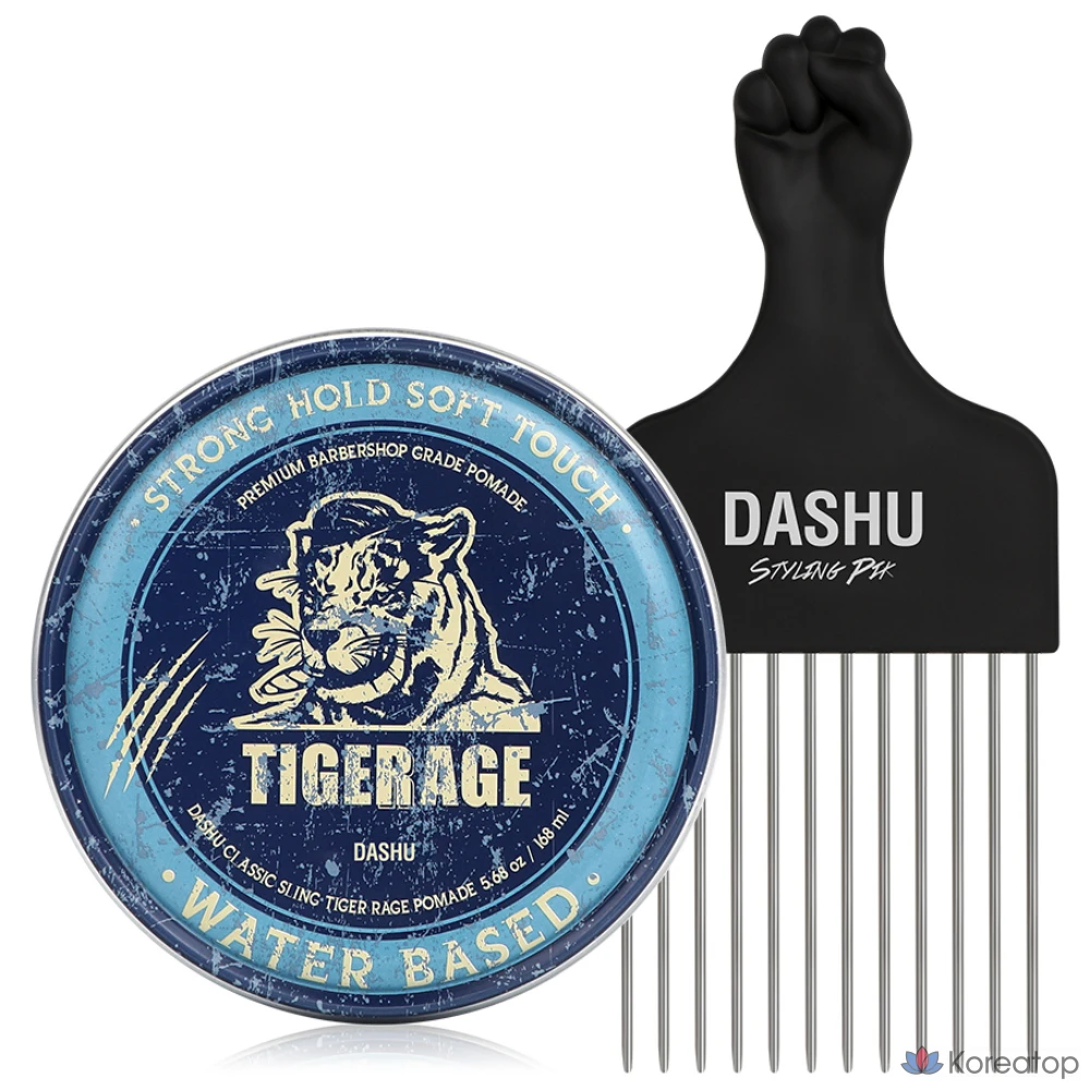 Помада для волос DASHU Classic Tiger Rage на водной основе, 168 мл, 1 комплект.