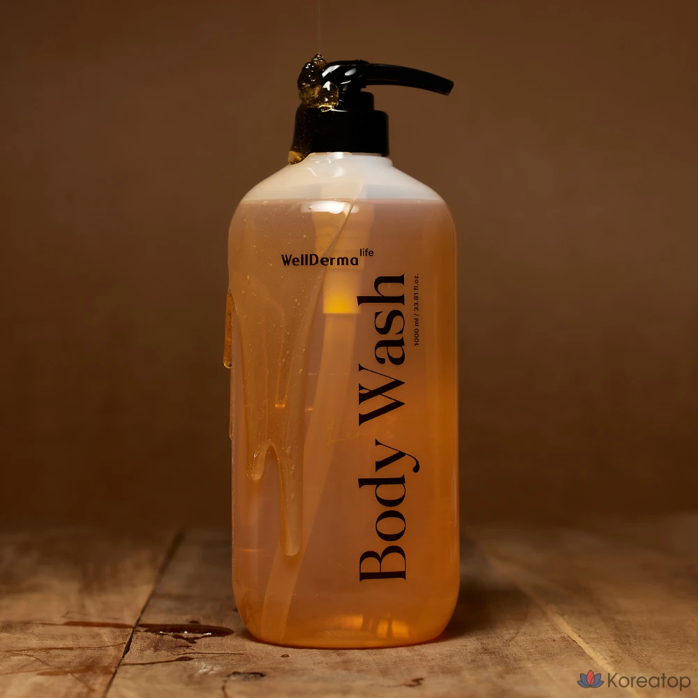 Гель для душа WellDerma с лимонным деревом, 1 л, 1 шт.