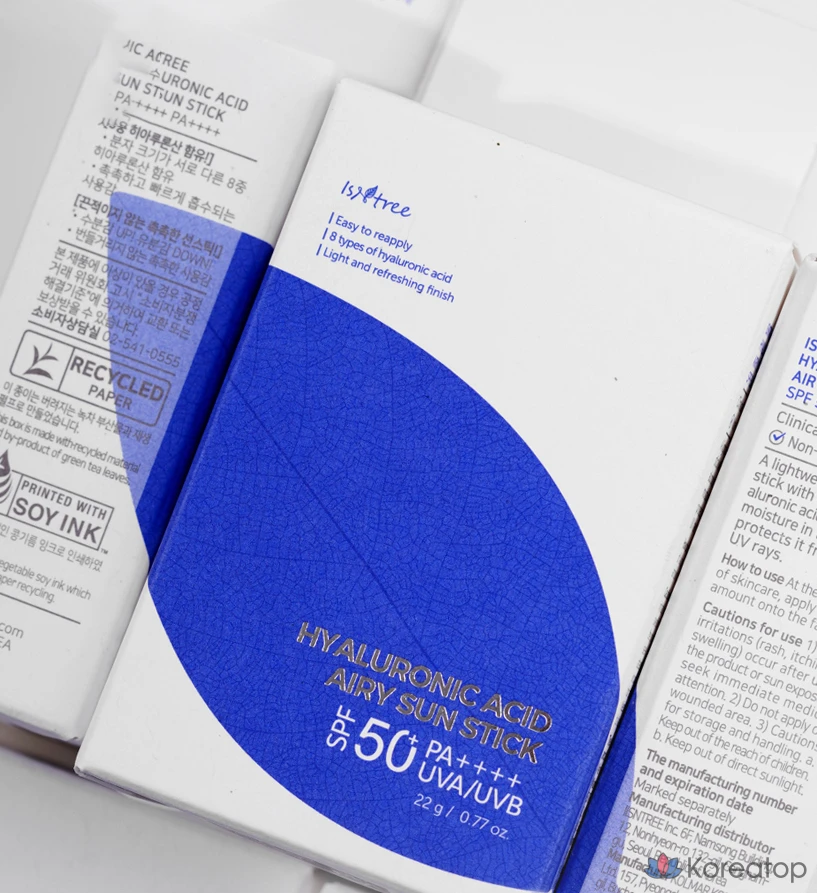 Солнцезащитный стик Isntree с гиалуроновой кислотой, SPF50+ PA++++, 22 г, 1 шт.