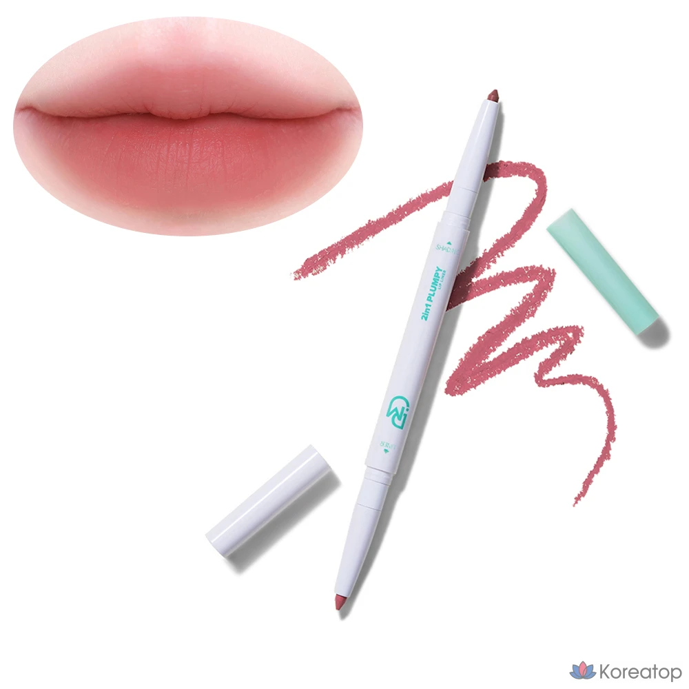 Карандаш для губ DEARMAY 2-в-1 Plumpy Lip Liner 0,36 г, 1 шт., P06 Dusty Rose