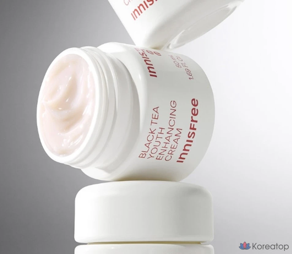 Крем для омоложения Innisfree с черным чаем, 50 мл, 1 шт., фото 6