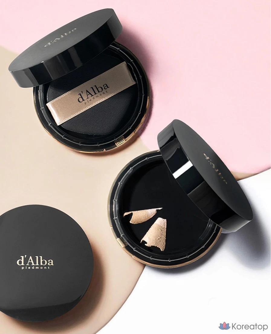 Сменный блок для увлажняющей сыворотки D'alba Skin Fit Grinding Serum Cover Pact, 20 г, № 23, 1 шт.