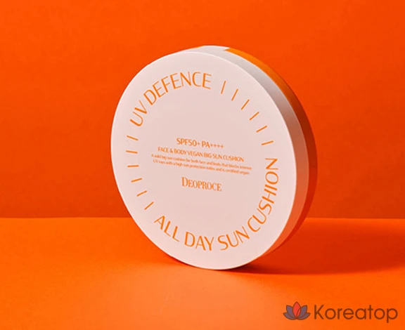 Солнцезащитный крем Deoproce UV Defense All Day Sun Cushion SPF50+ PA++++, 25 г, 1 шт.