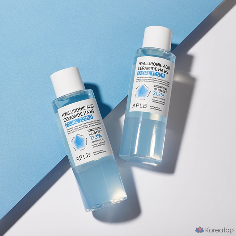 Тоник для лица APLB с гиалуроновой кислотой, керамидами, ГК и витамином B5, 1 шт., 160 мл