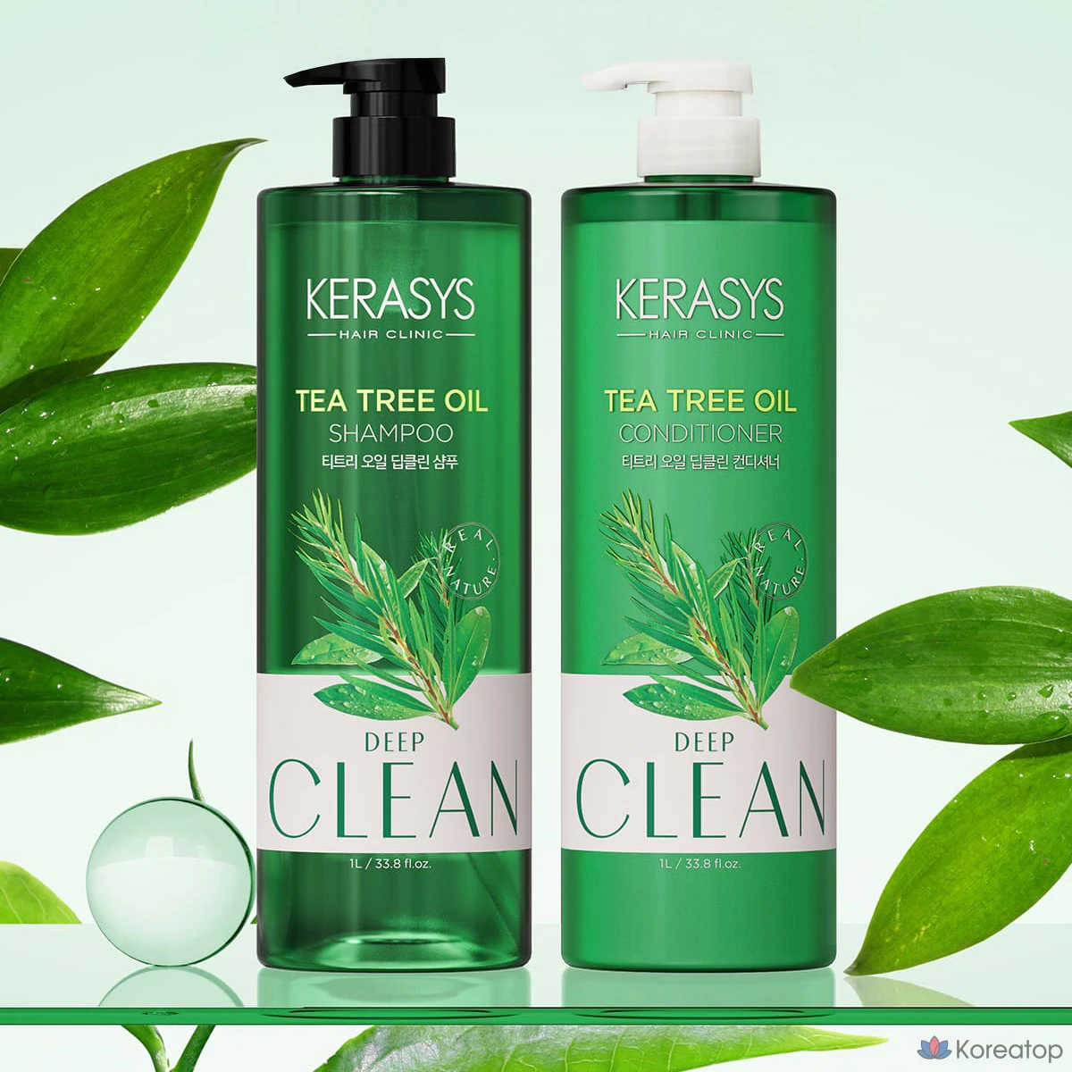 Шампунь KeraSys Tea Tree Oil Shampoo, 1 л, 1 шт.