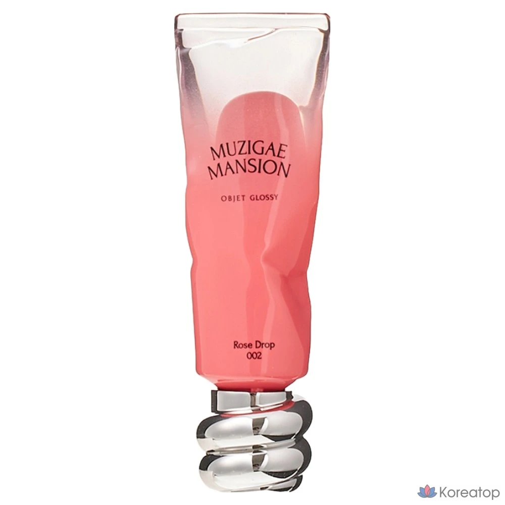 Губная помада Muzigae Mansion Objet Glossy, оттенок 002 Rose Drop, 1 шт.