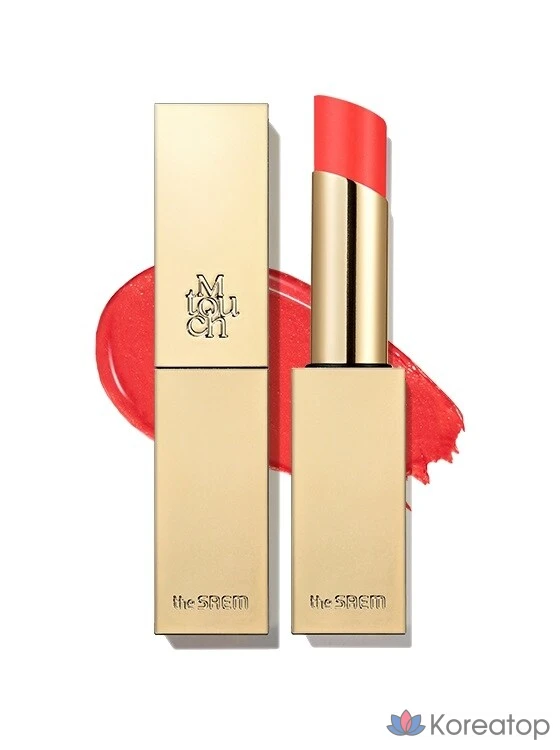 Помада The Saem M Touch Shine, 1 шт., CR01 Peach Glacé