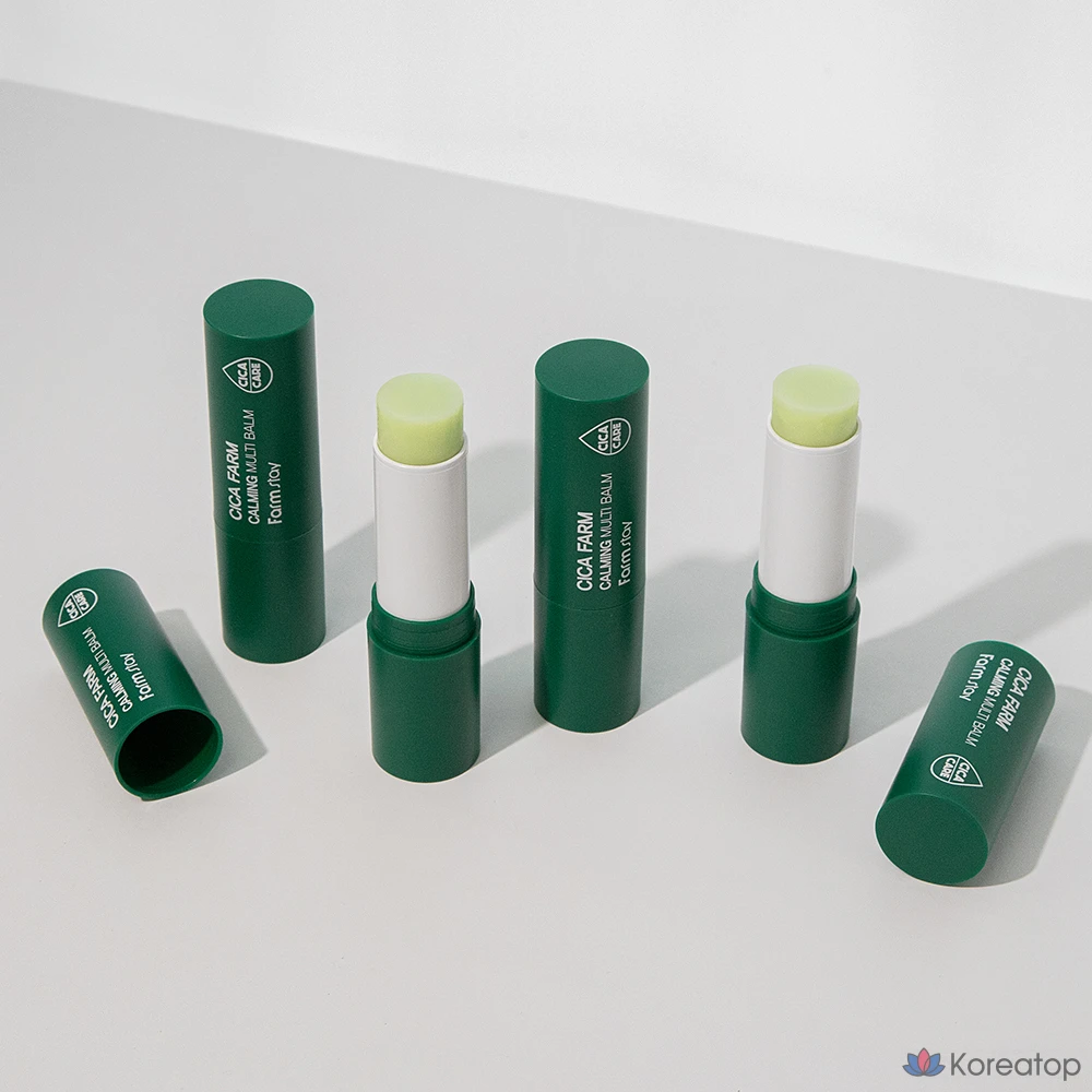 Успокаивающий мультибальзам FarmStay Cica Farm, 10 г, 1 шт.