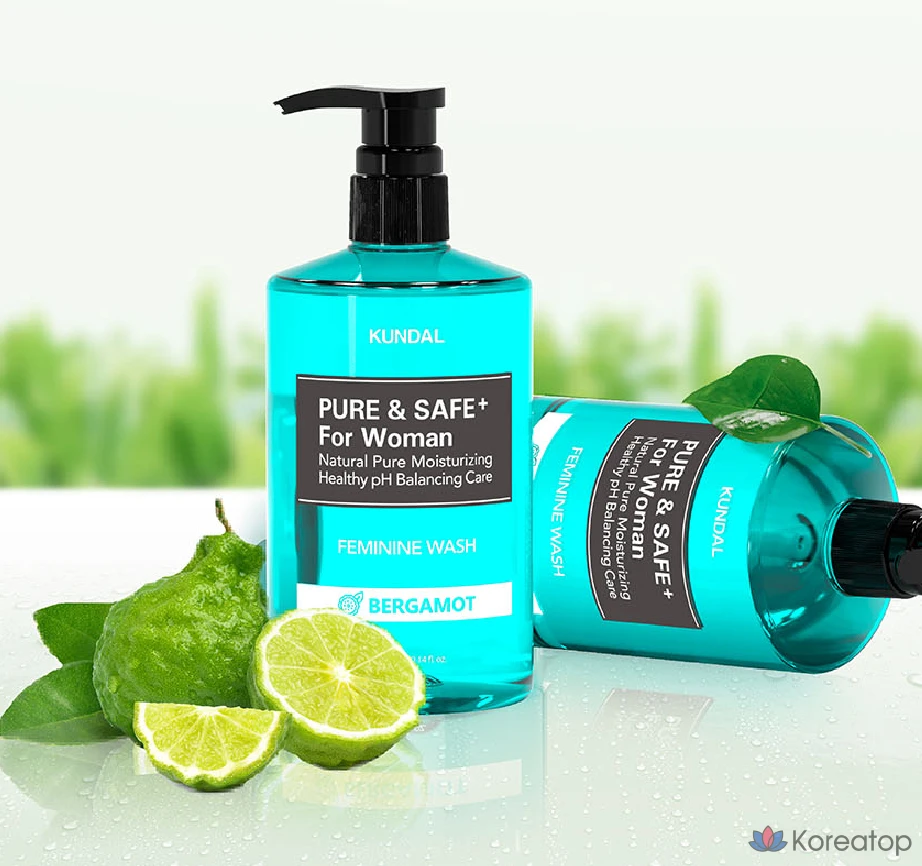 Гель для интимной гигиены Kundal Pure &amp; Safe, аромат бергамота, 300 мл, 1 шт.