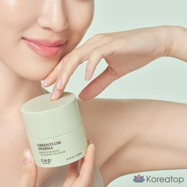 Очищающее масло-бальзам CKD Green Plum AHA BHA Makeup Zero, 50 мл, 1 шт.