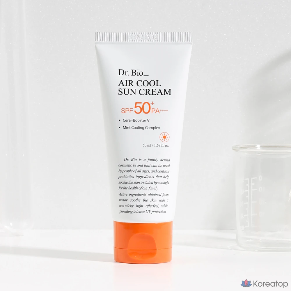 Солнцезащитный крем Dr. Bio Air Cool Inorganic SPF50+ PA++++, 50 мл, 1 шт.