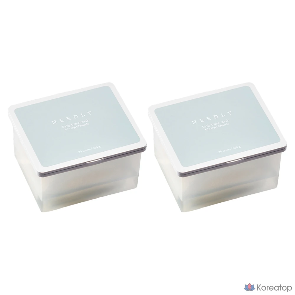 Тонизирующая маска для лица Needly Daily Toner Mask 350 г, 2 шт., 30 шт.