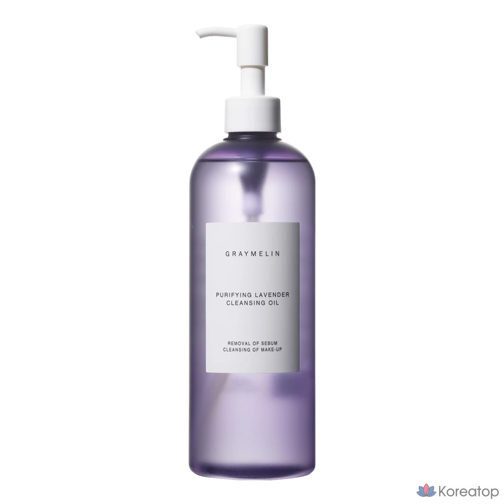 Очищающее масло для лица Graymelin с лавандой, 400 мл, 1 шт.