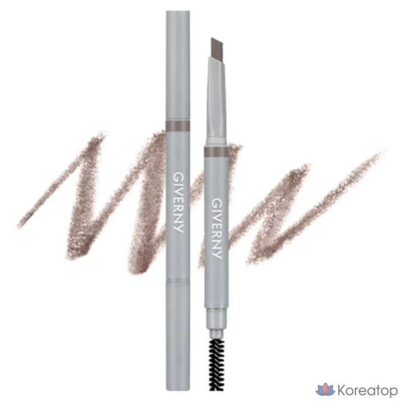 Карандаш для бровей Giverny Impression Double Edge, 0,15 г, оттенок 02 Cool Ash, 1 шт.