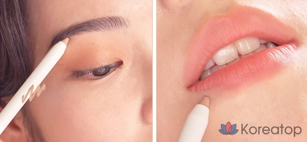 Карандаш для губ Luna Soft Formula, кремовый, 1 шт., фото 5