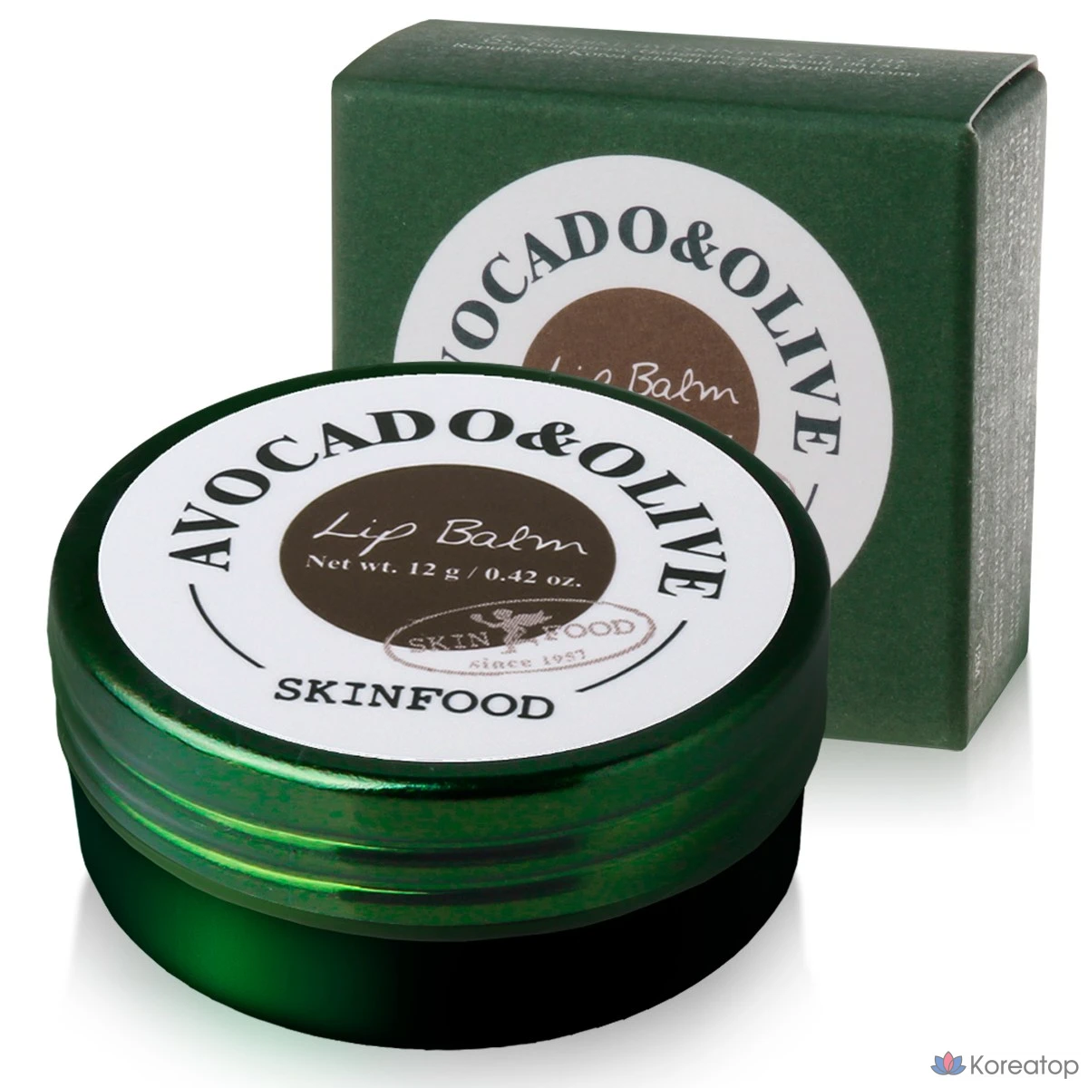 Бальзам для губ Skinfood с авокадо и оливками, 12 г, 1 шт.