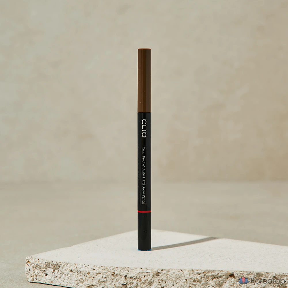 Карандаш для бровей Clio Kill Brow Auto Hard Eyebrow Pencil 0,31 г, № 2, светло-коричневый, 1 шт.