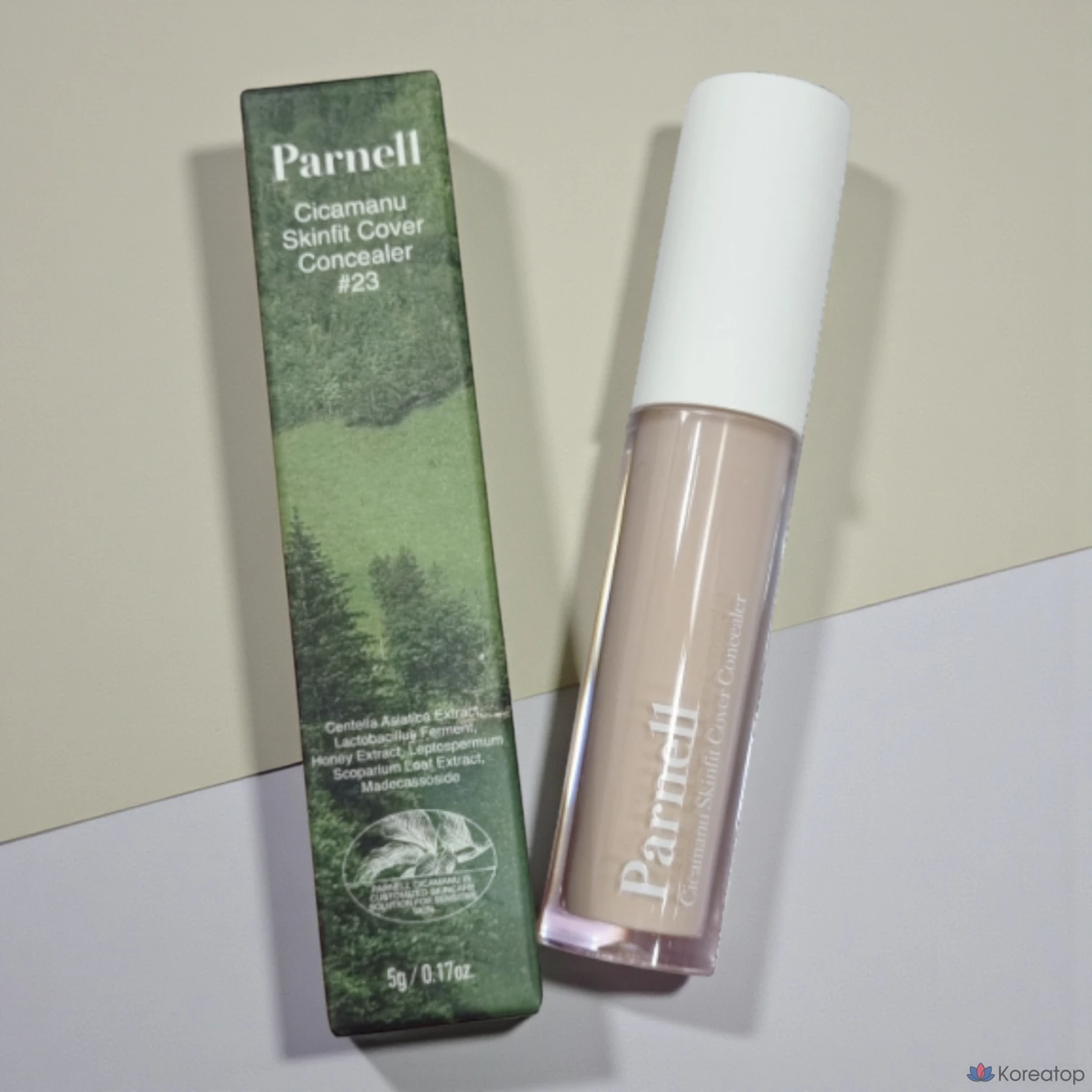 Консилер Parnell Shikamanu Skin Fit Cover, 5 г, 2 цвета, ультра-адгезивное покрытие, мягкое растушевывание, гладкая текстура кожи, маскировка темных кругов и недостатков, матирование, впитывание кожного сала, мгновенное прилегание, маскировка покраснений, 1 шт., № 21, фото 2