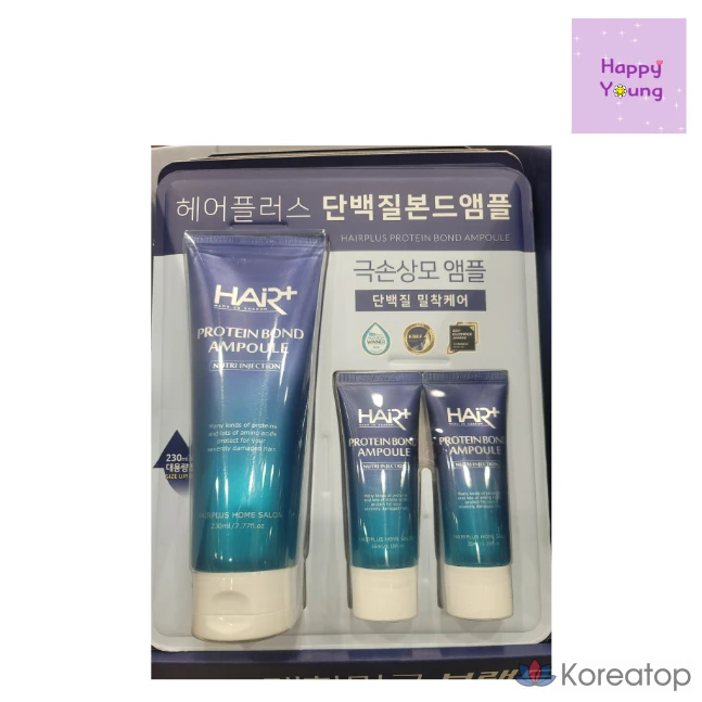 Hair Plus Protein Bond Ampoule 230 мл + 35 мл (2 шт.) средство для ухода за поврежденными волосами.