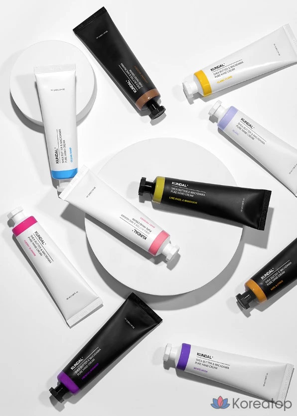 Крем для рук Kundal с маслом ши и макадамией, базиликом и цитрусом, 50 мл, 1 шт.