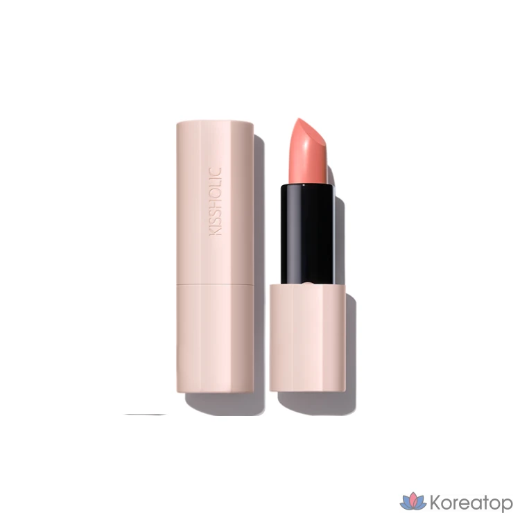 [The Saem] Яркая помада Kissholic Intense, 1 шт., CR02, цвет «Йогуртовый персик»