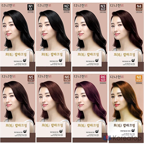 Краска для волос Danahan Mo Color Cream, 1-й тюбик 100 г, 2-й тюбик 100 г, N1 (черный), 1 шт.