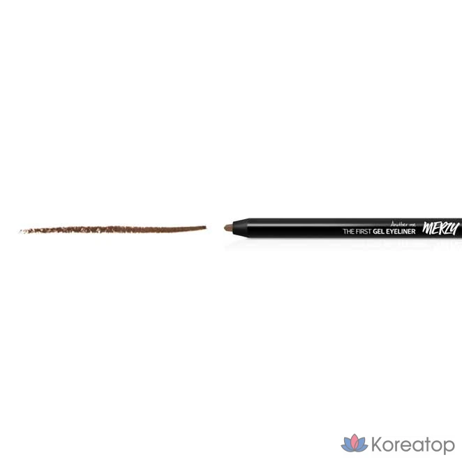 Гелевая подводка для глаз MERZY the First No-Fall, 0,5 г, цвет G6, мягкий коричневый, 1 шт., фото 2