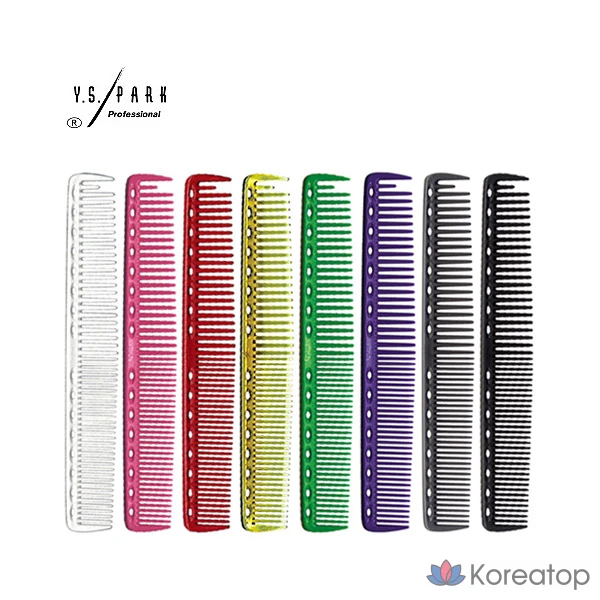 Расческа Y.S. Park YS-337 Cut Comb, серая, 19 см, 1 шт.