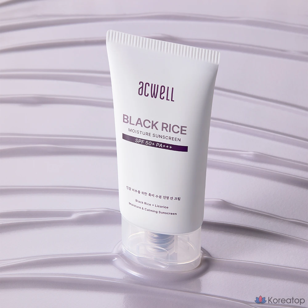 Увлажняющий солнцезащитный крем Acwell Black Rice SPF50+ PA+++, 50 мл, 1 шт.