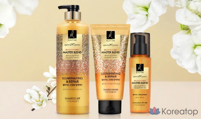 Шампунь Elastine Master Blend Peptide High-Nutrient с высоким содержанием питательных веществ, аромат «Белый цветок», 770 мл, 1 шт.