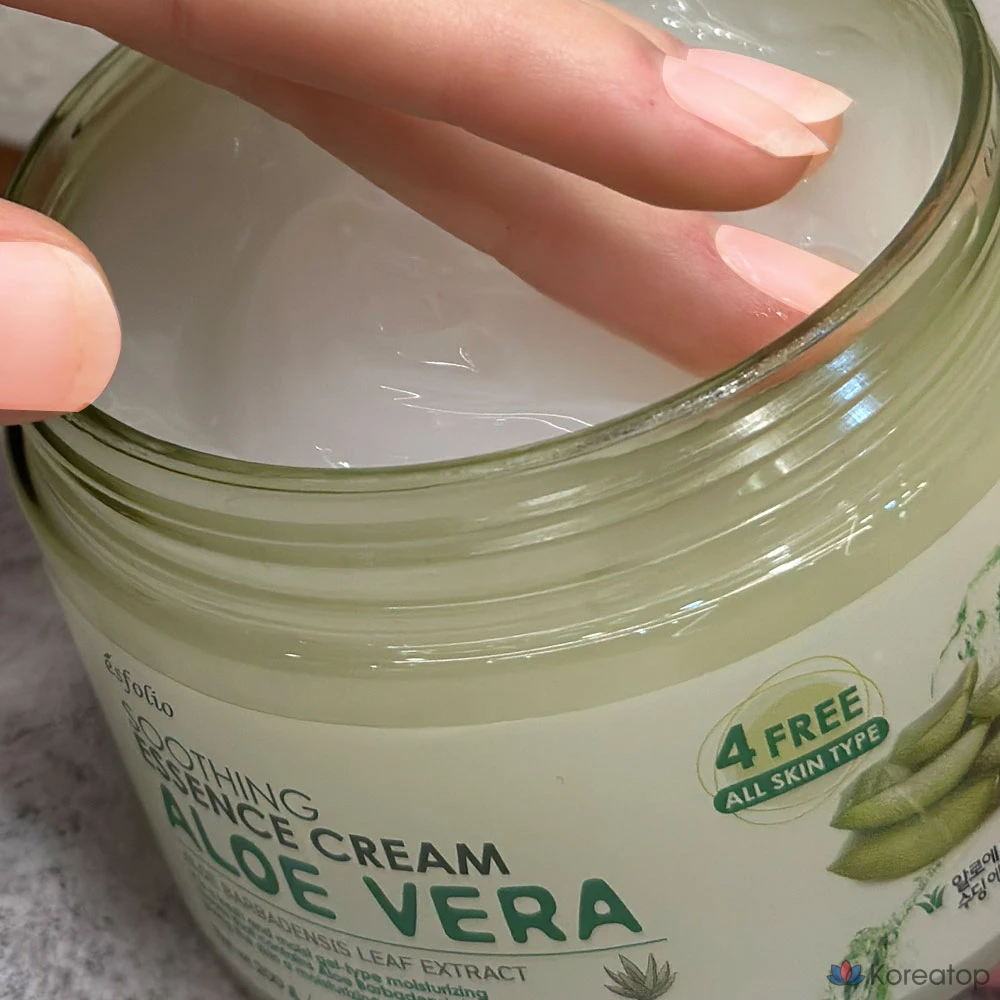 Увлажняющий крем Esfolio с алоэ вера, для быстросохнущей кожи, 200 г, 1 шт.