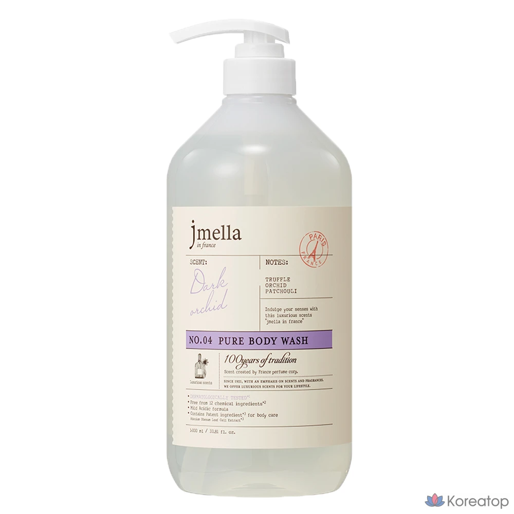Гель для душа Jmella, аромат «Темная орхидея», 1000 мл, 1 шт.