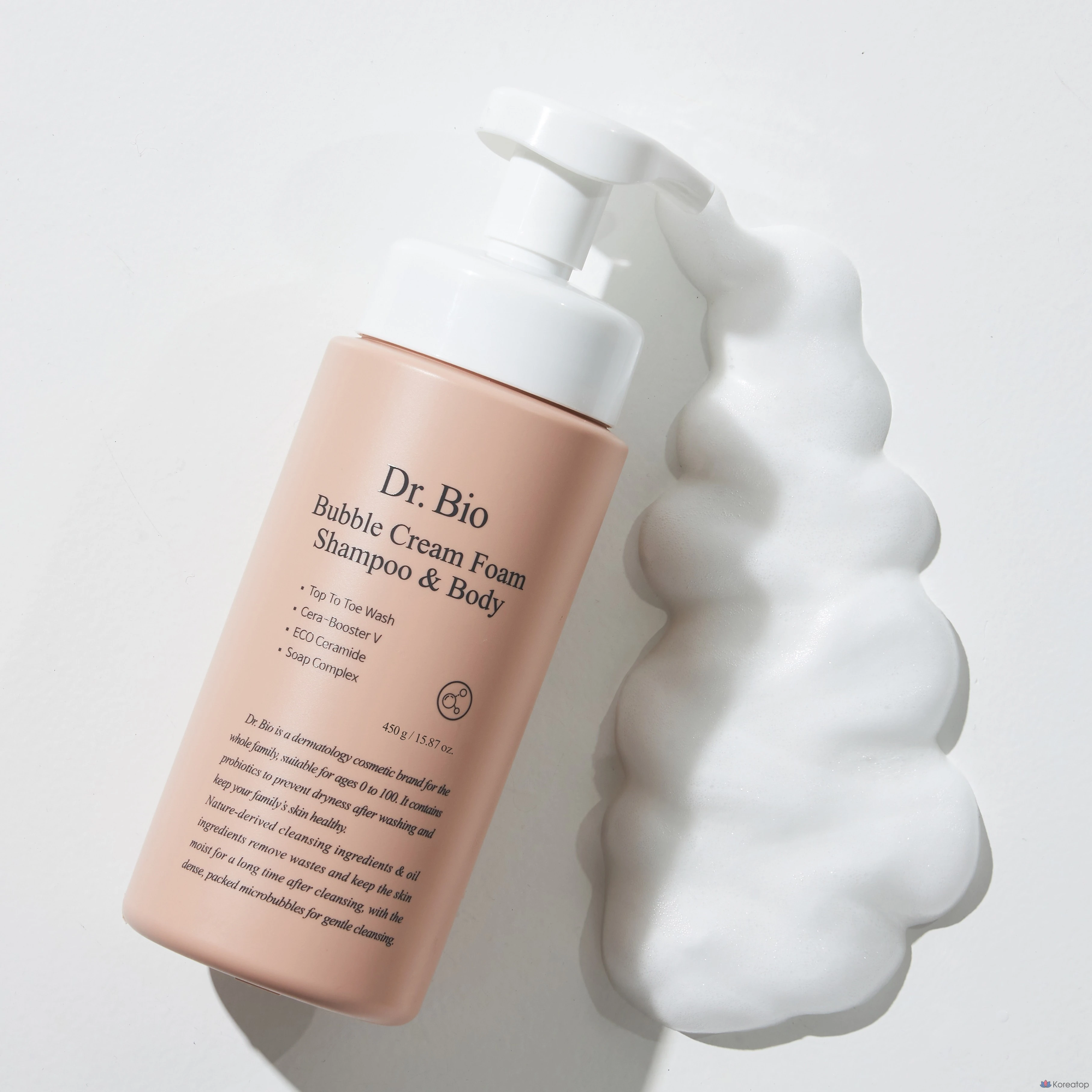 Шампунь и гель для душа Dr. Bio Bubble Cream Foam, 450 мл, 1 шт.