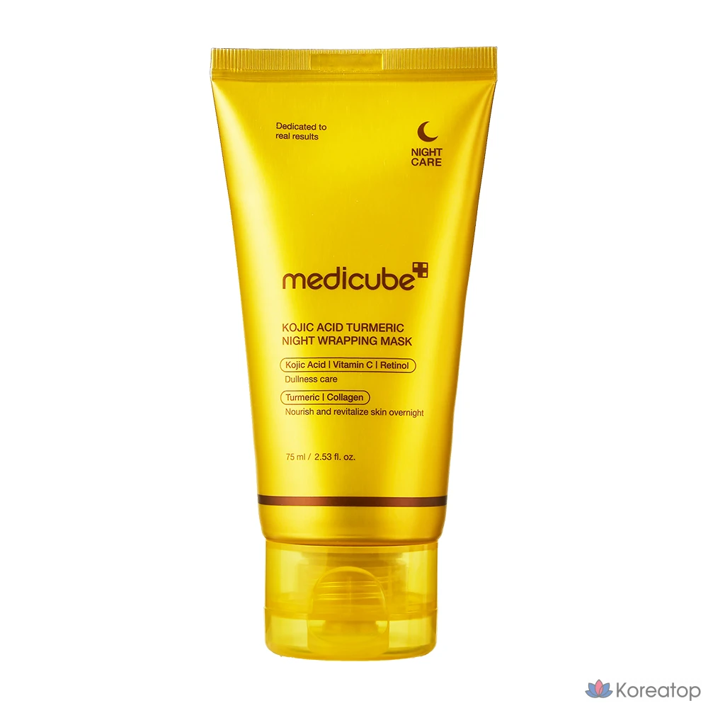 Ночная обертывающая маска Medicube с койевой кислотой и куркумой, 1 шт.