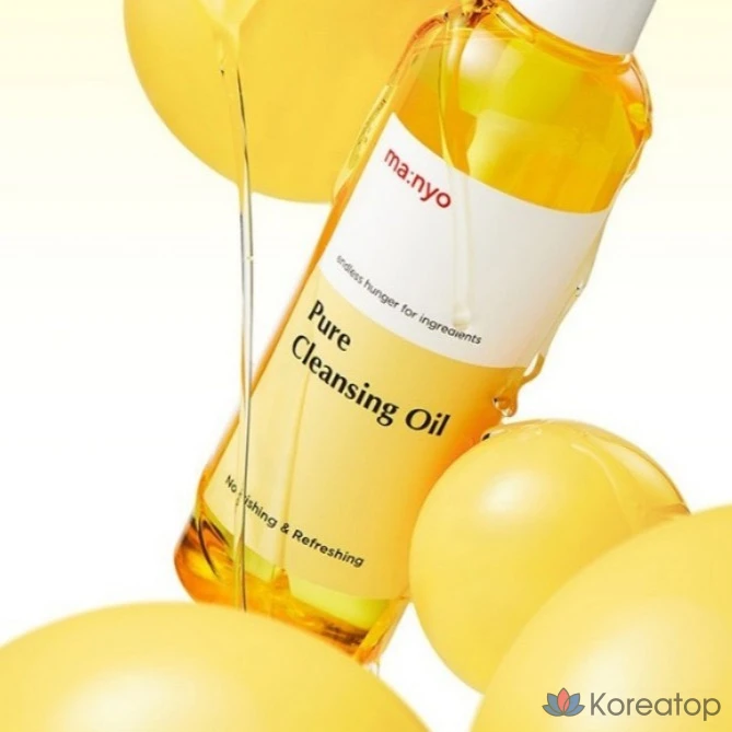 Набор для ухода Manyo Pure Cleansing Oil 200ml + Cleansing Foam 120ml Duo Set 2-piece, 2 шт., фото 6