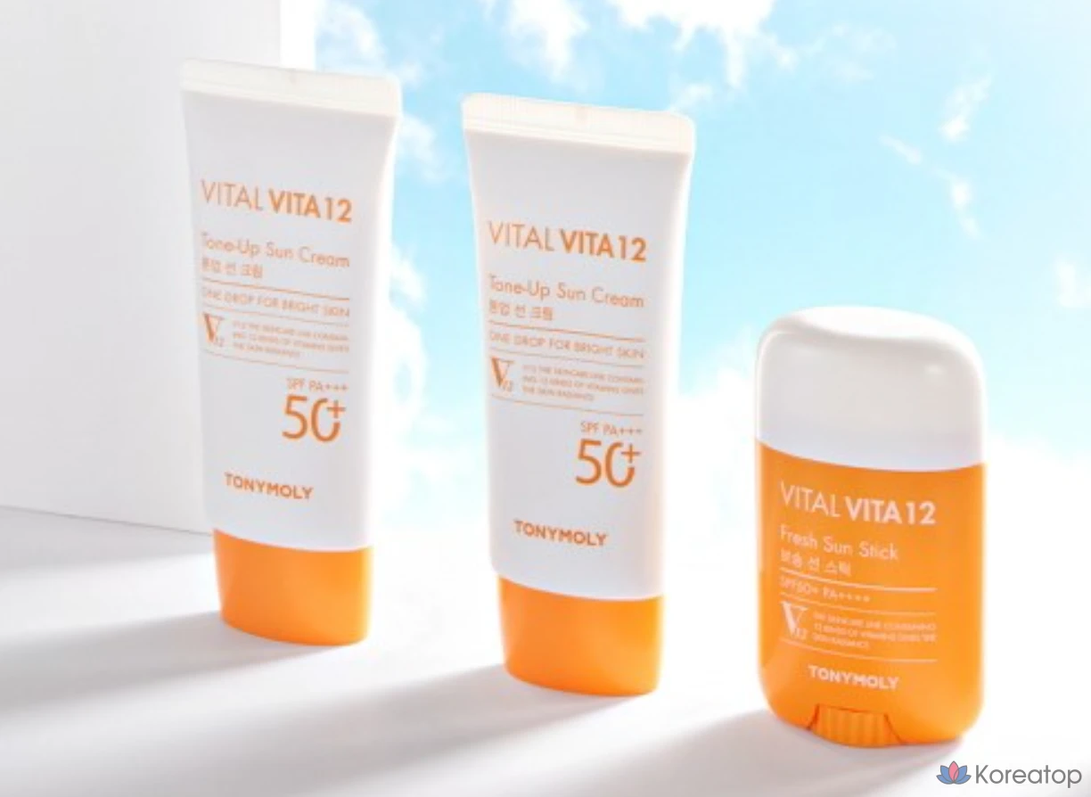 Солнцезащитный стик Tony Moly Vital Vita 12 Soft Sun Stick SPF50+ PA++++, 22 г, 1 шт.