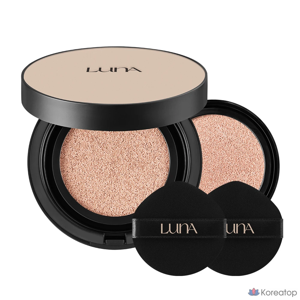 Консилер-кушон Luna, основной продукт 13,5 г + сменный блок, № 21, холодный оттенок слоновой кости, 1 шт.