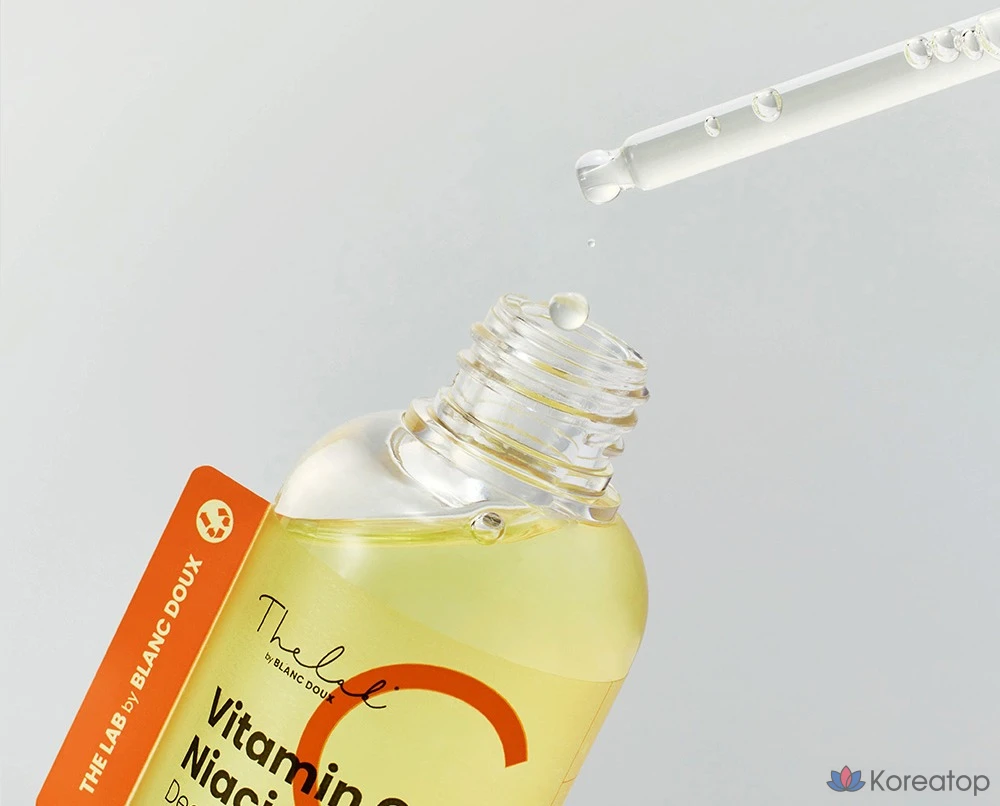 Отбеливающая ампула THE LAB by blanc doux с витамином С и ниацином для глубокого тонизирования кожи, 50 мл, 1 шт.