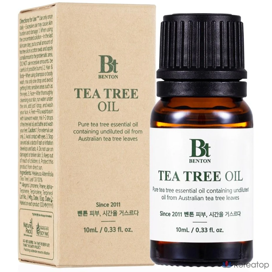Масло чайного дерева Benton Australian Tea Tree Oil 100% Pure, 1 шт., 10 мл