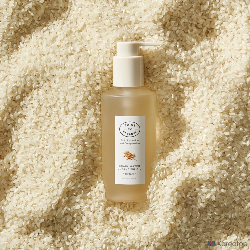 Очищающее масло для лица Juice To Cleanse Grain Water Cleansing Oil JCCL004, 200 мл, 1 шт.