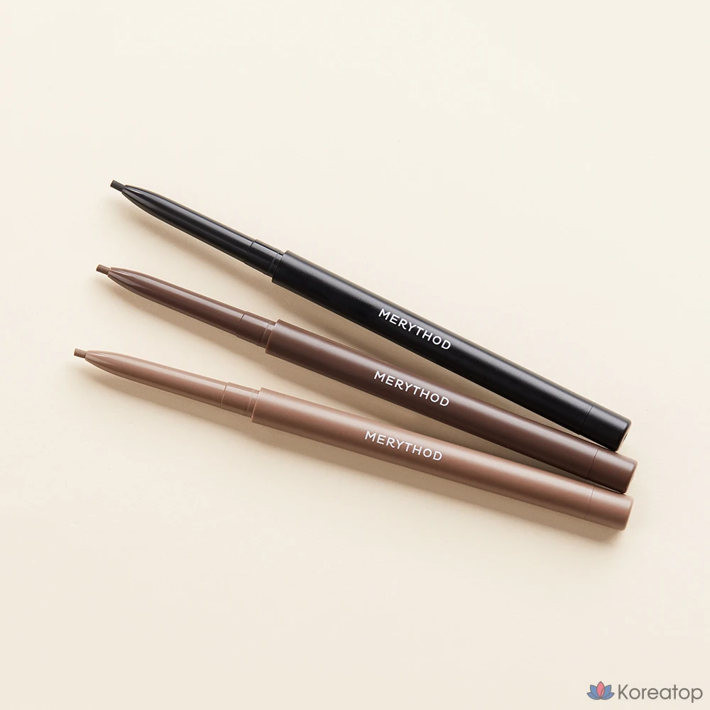 Подводка для глаз Merythod Reel Edge Slim Liner, 0,05 г, темно-черная, 1 шт.
