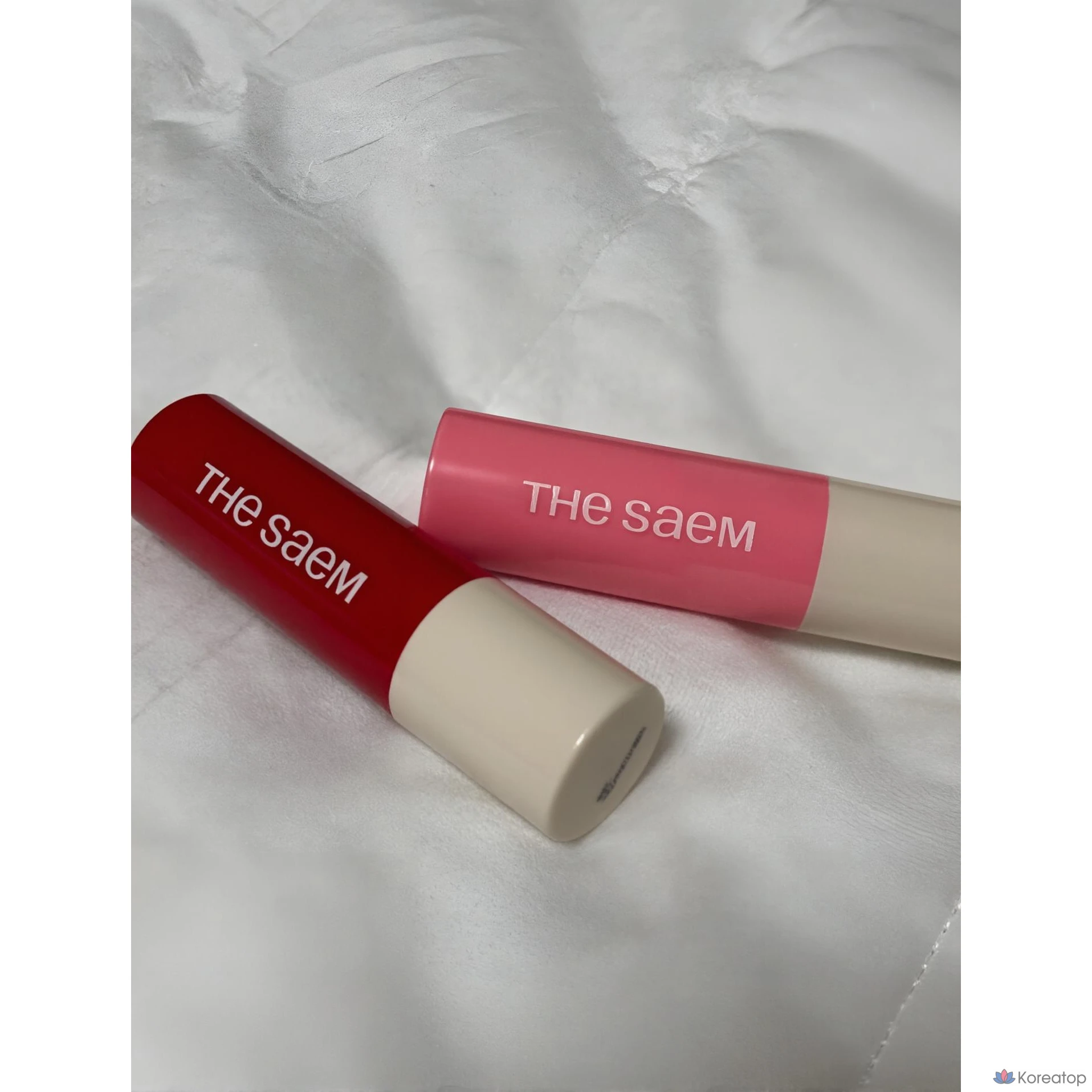 Бальзам для губ The Saem Sammul Essential Tint, OR01 Essential Strawberry, 4 г, 1 шт.